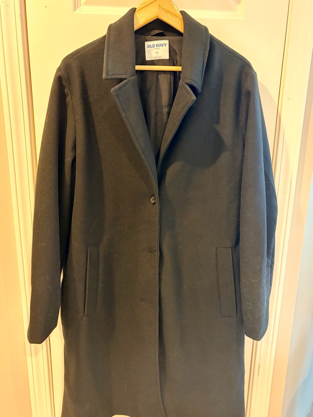 Old Navy Black Women's Pea Coat